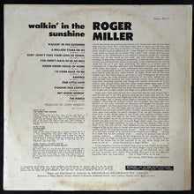 Load image into Gallery viewer, ROGER MILLER - WALKIN' IN THE SUNSHINE (USED VINYL 1967 AUS EX+/EX)
