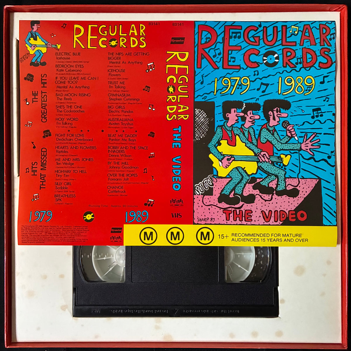 VARIOUS ARTISTS - REGULAR RECORDS 1979-1989 : THE BOXED SET (2CD + VHS BOX SET) (USED CD 1989 US M-/M-)