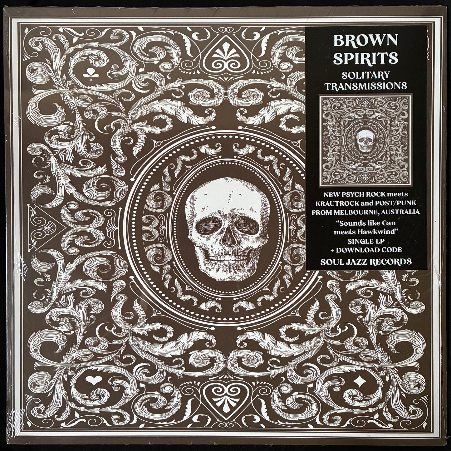 BROWN SPIRITS - SOLITARY TRANSMISSION (USED VINYL 2023 UK M-/M-)