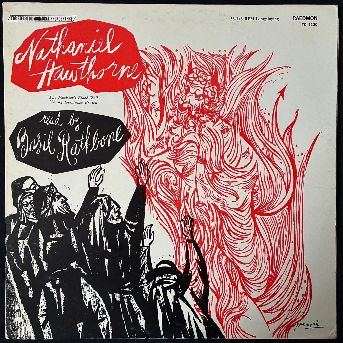 BASIL RATHBONE - HAWTHORN TALES (USED VINYL 1960 US M-/EX+)