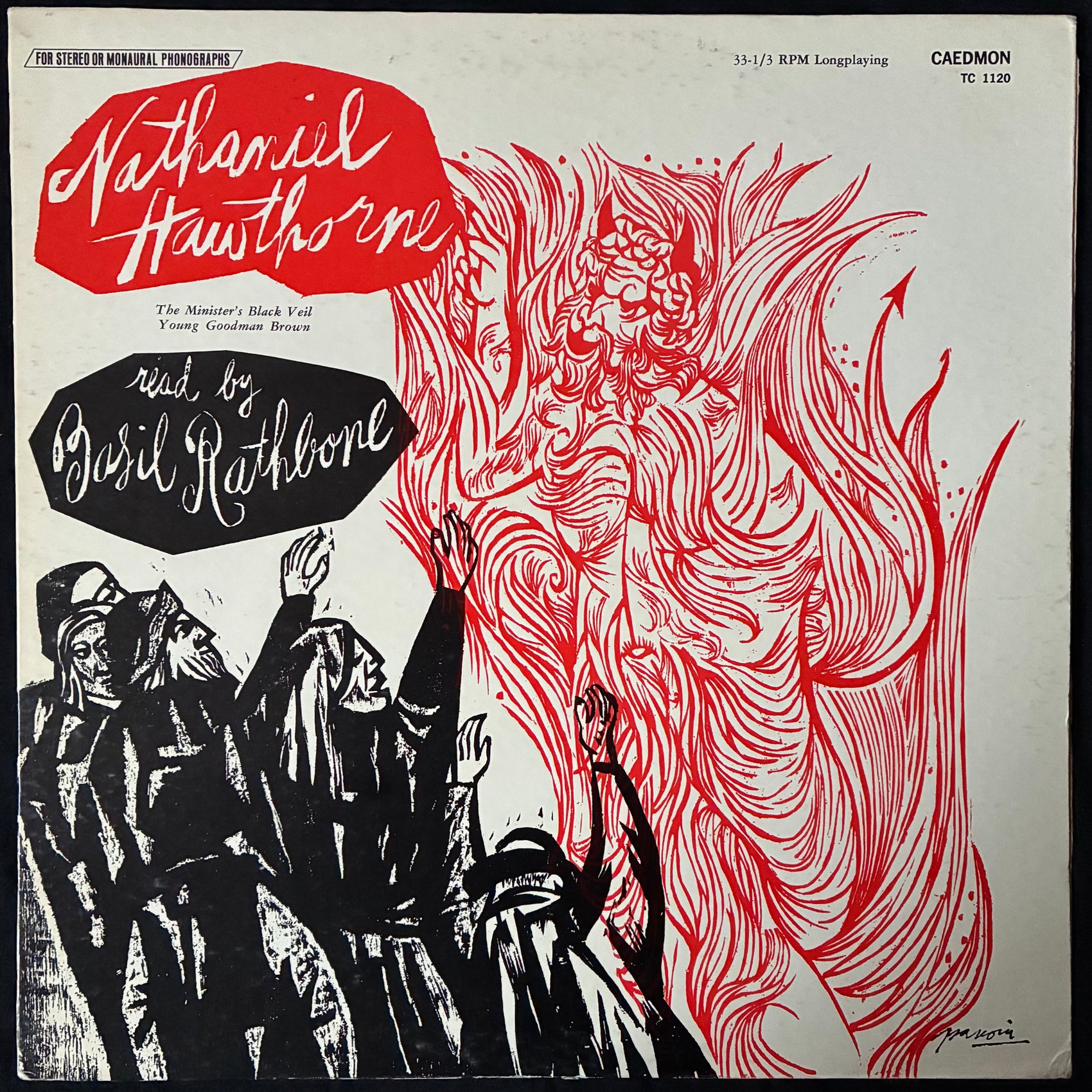BASIL RATHBONE - HAWTHORN TALES (USED VINYL 1960 US M-/EX+)
