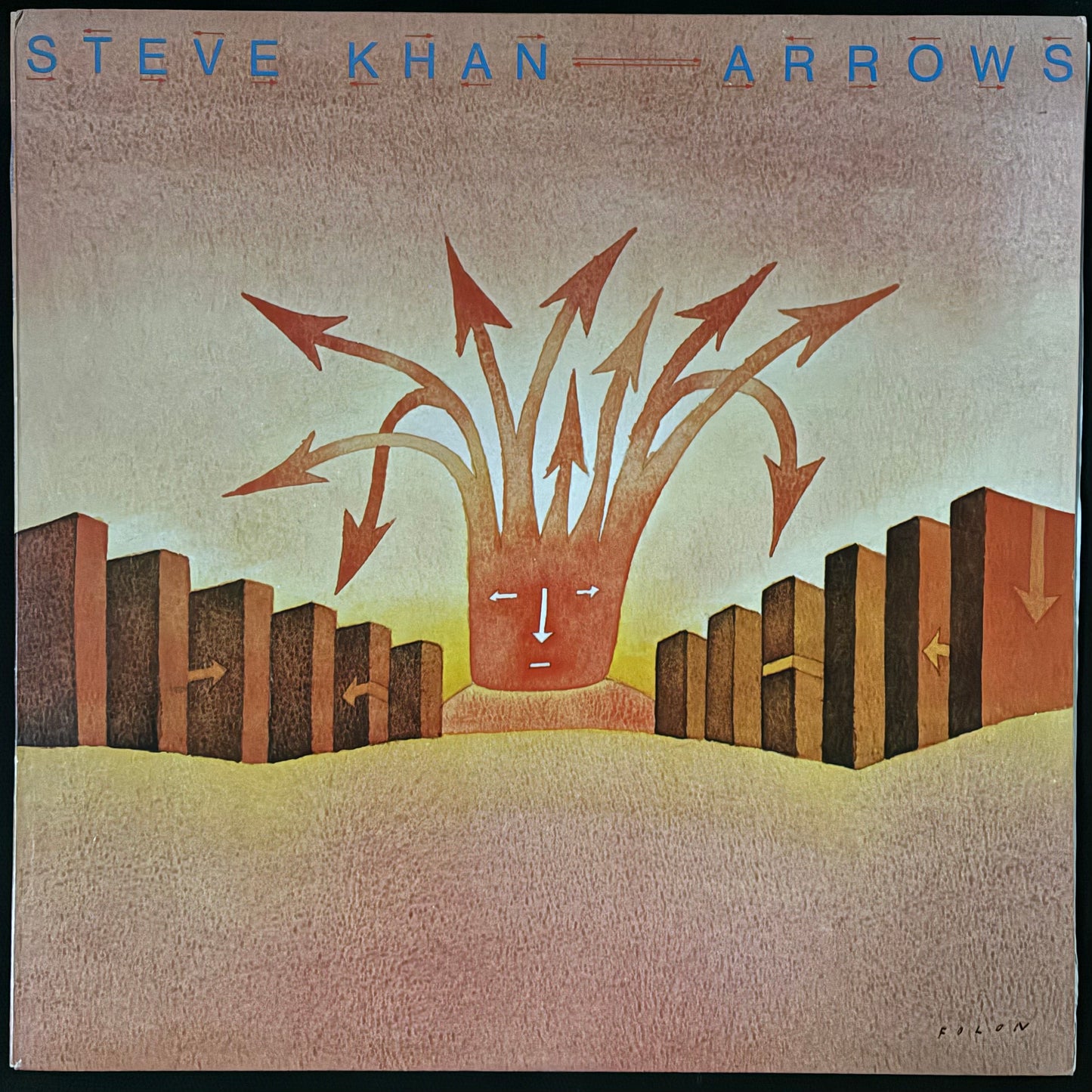 STEVE KAHN - ARROWS (USED VINYL 1979 AUS M-/M-)