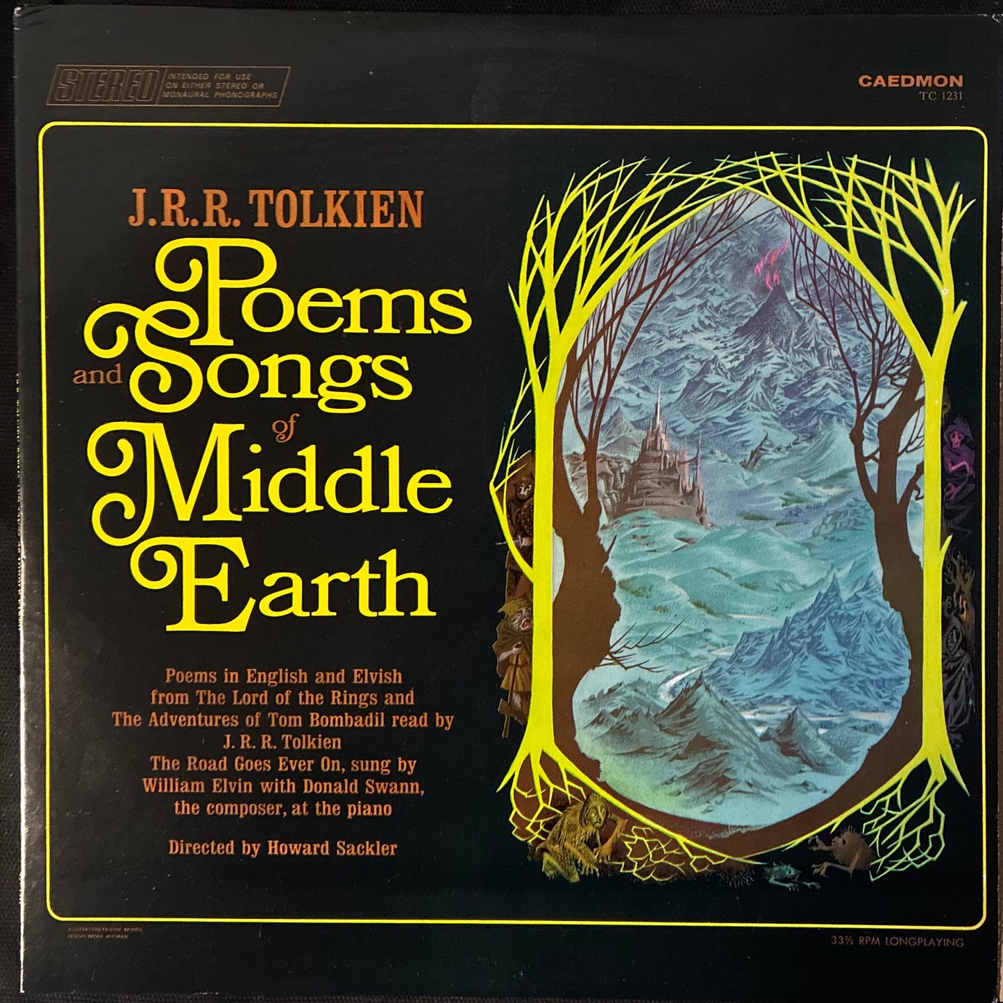 J.R.R. TOLKIEN - POEMS AND SINGS OF MIDDLE EARTH (USED VINYL 1967 US M-/M-)
