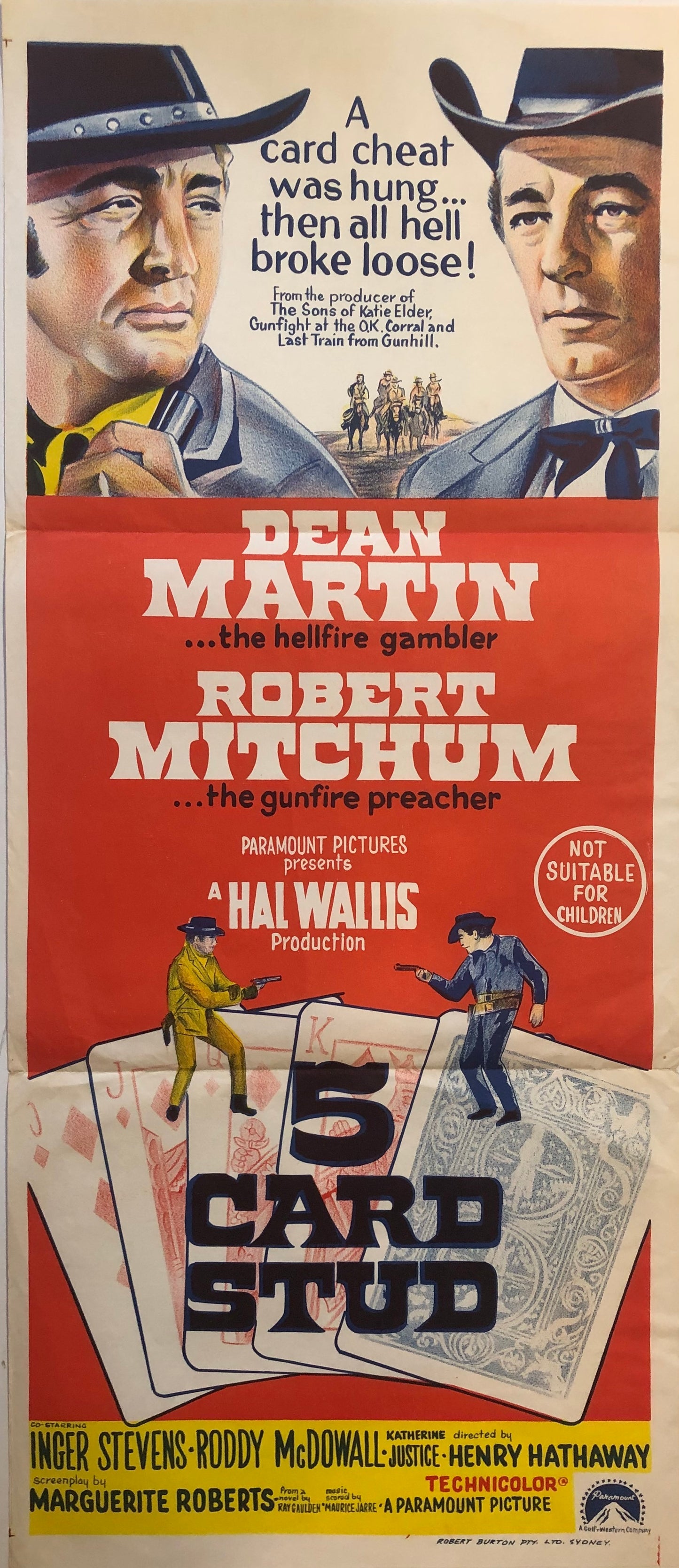 5 CARD STUD - (USED) MOVIE POSTER