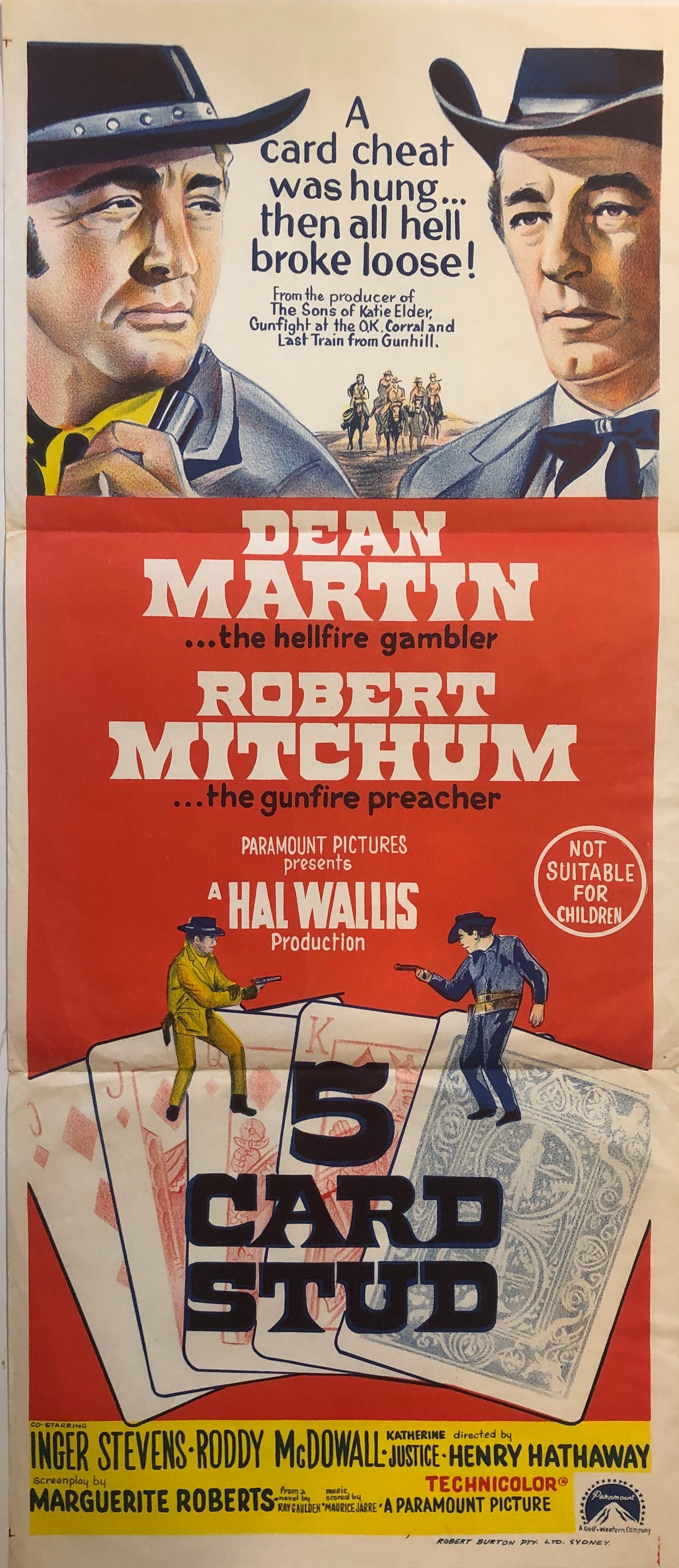 5 CARD STUD - (USED) MOVIE POSTER