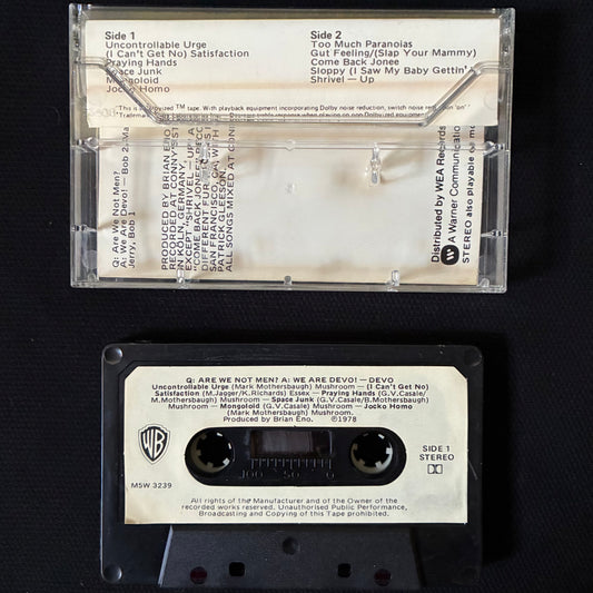 DEVO - Q: ARE WE NOT MEN? A: WE ARE DEVO (USED CASSETTE 1978 AUS)