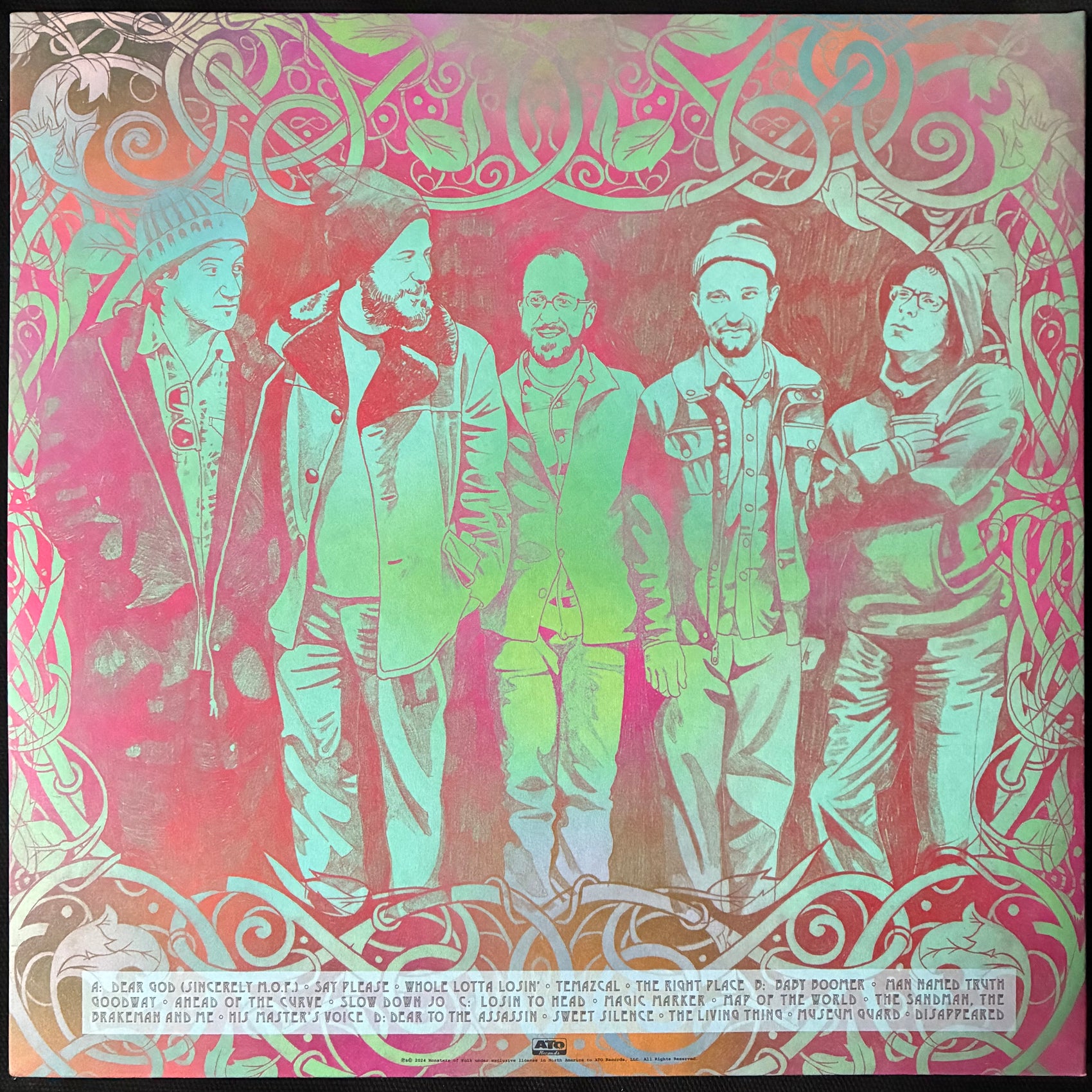 MONSTERS OF FOLK - MONSTERS OF FOLK (2LP) (CLEAR VINYL) (USED VINYL 2024 US M-/M-)