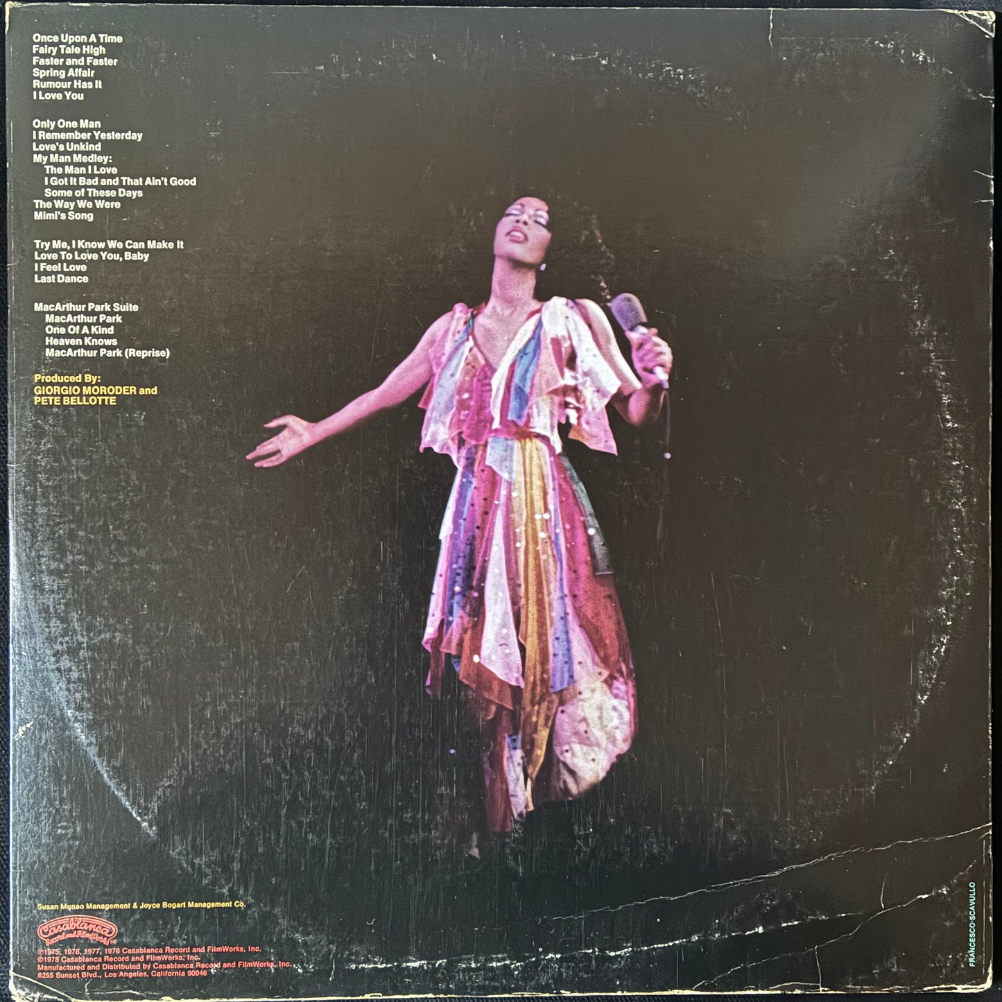 DONNA SUMMER - LIVE AND MORE (2LP) (USED VINYL 1978 US M-/EX-)