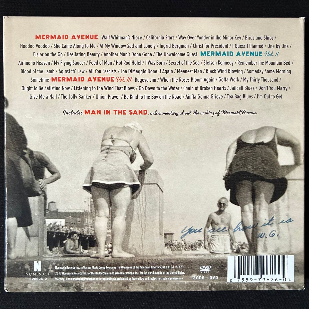 BILLY BRAGG & WILCO - MERMAID AVENUE : THE COMPLETE SESSIONS (3CD+DVD) (USED CD 2012 US M-/EX+)