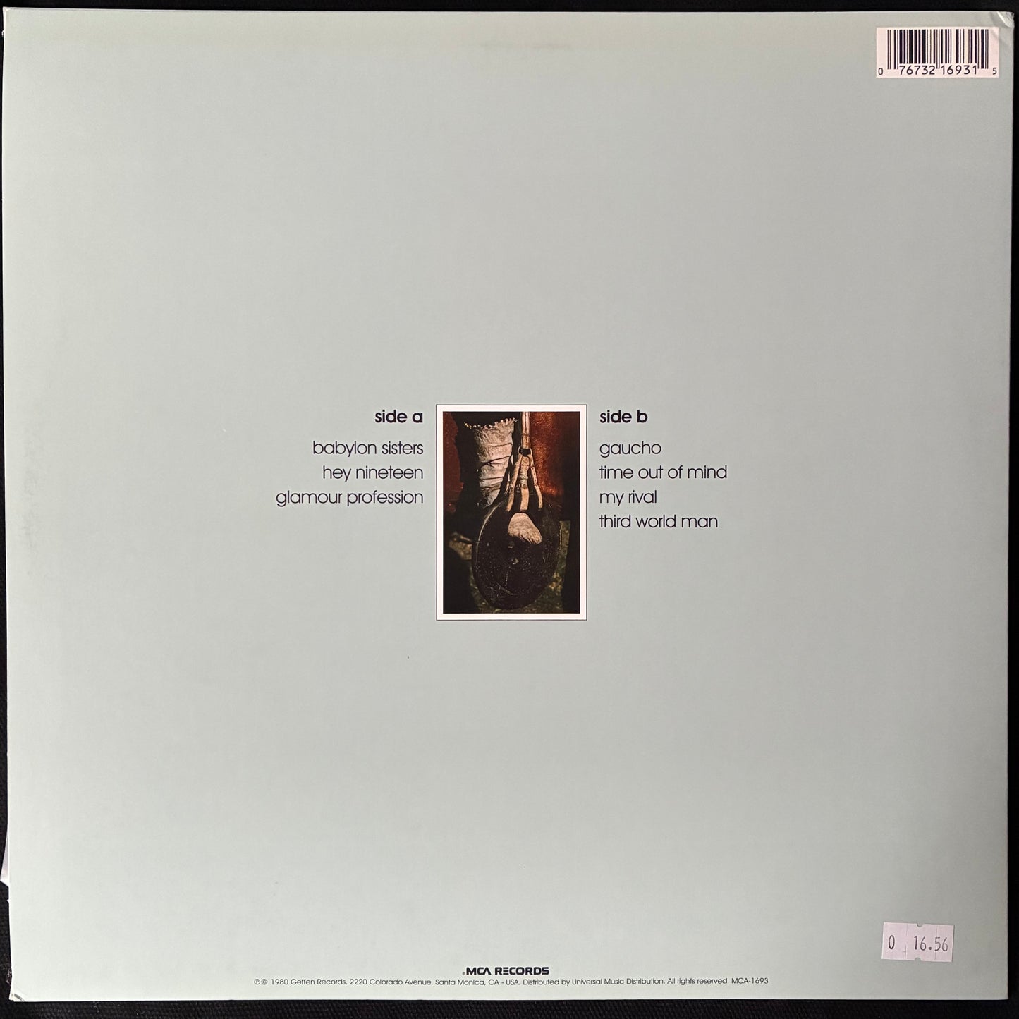STEELY DAN - GAUCHO (USED VINYL 2008 US M-/M-)
