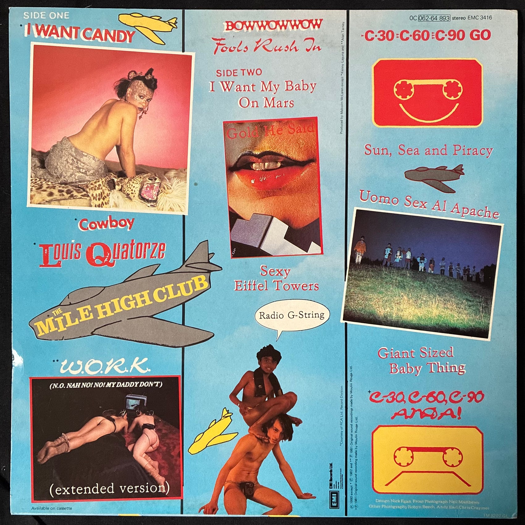 BOW WOW WOW - I WANT CANDY (USED VINYL 1982 UK M-/M-)