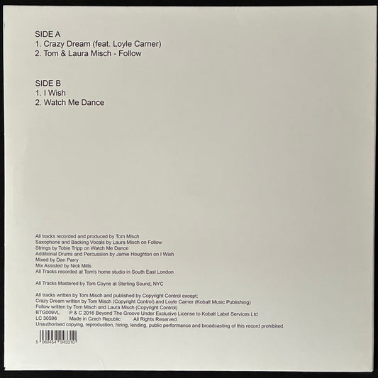 TOM MISCH - REVERIE EP (10" EP) (USED VINYL 2016 EU M-/M-)
