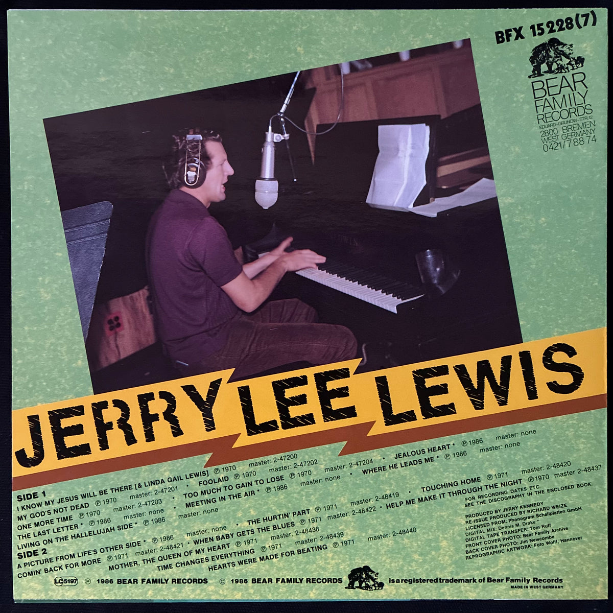 JERRY LEE LEWIS - THE KILLER 1969-1972 (11LP BOX SET) (USED VINYL 1986 GERMANY M-/M-)