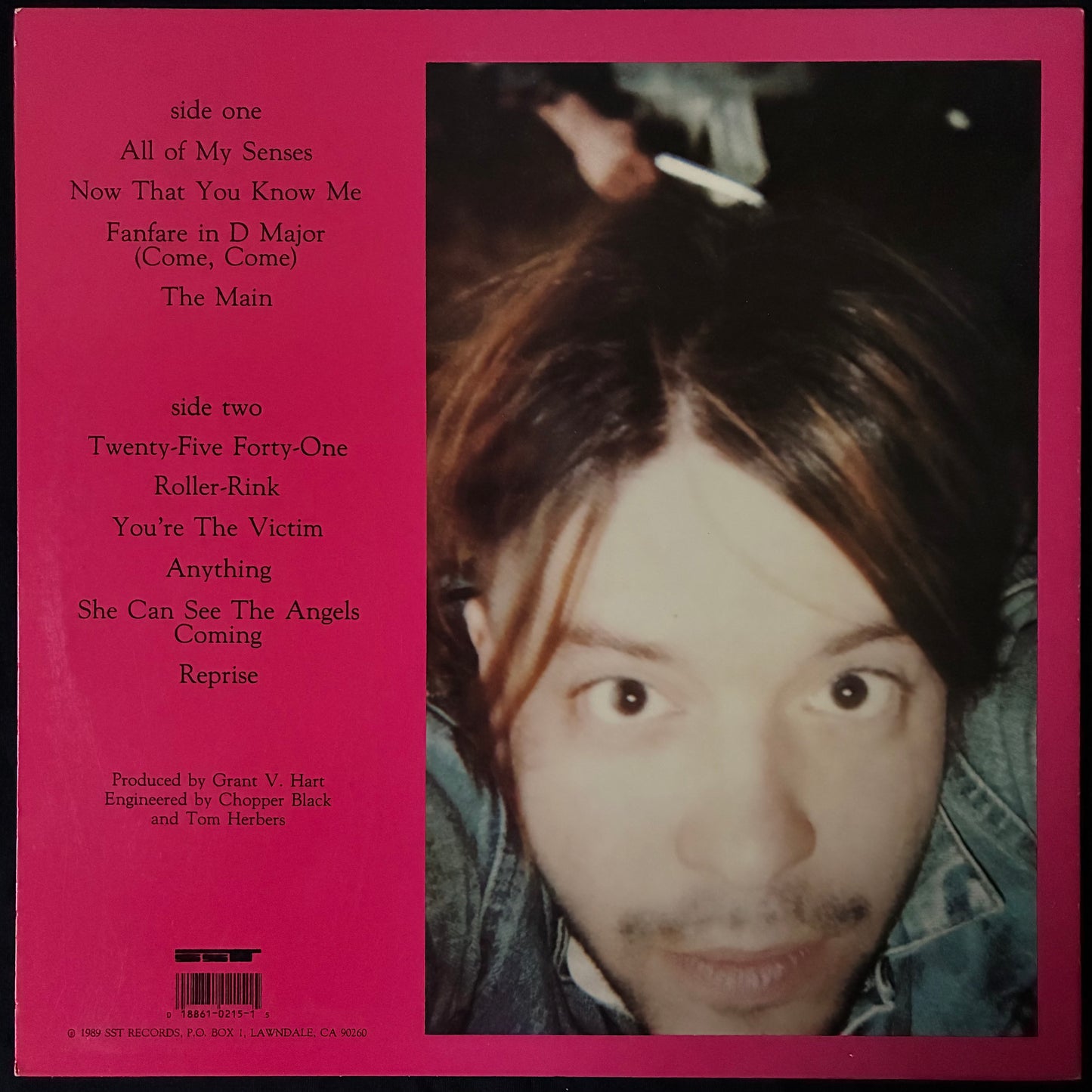 GRANT HART - INTOLERANCE (USED VINYL 1989 US EX+/M-)