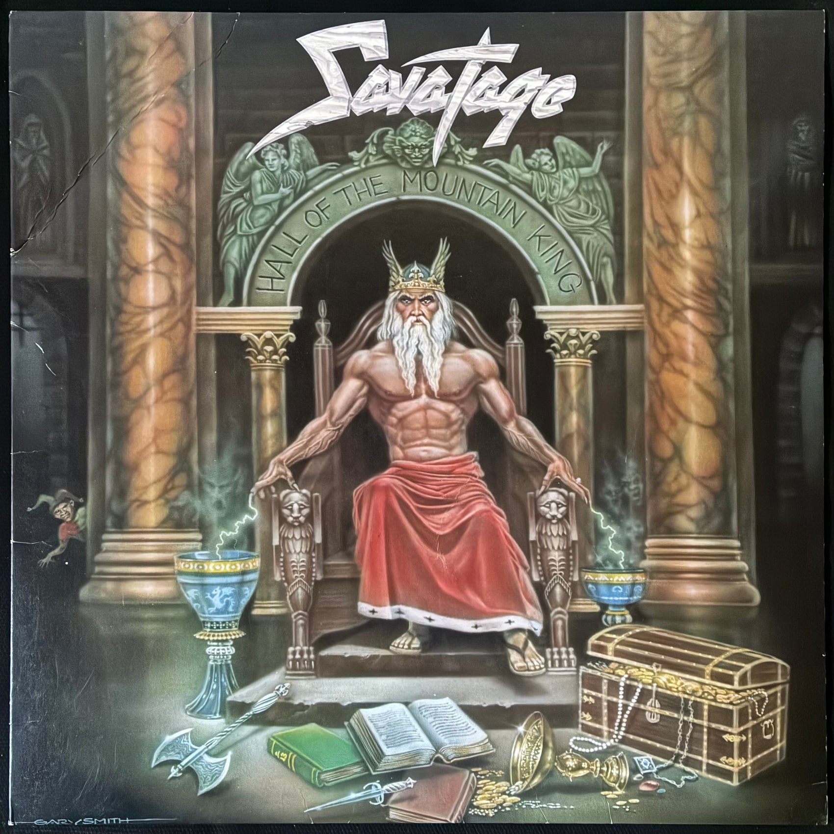 SAVATAGE - HALL OF THE MOUNTAIN KING (USED VINYL 1987 US M-/EX)