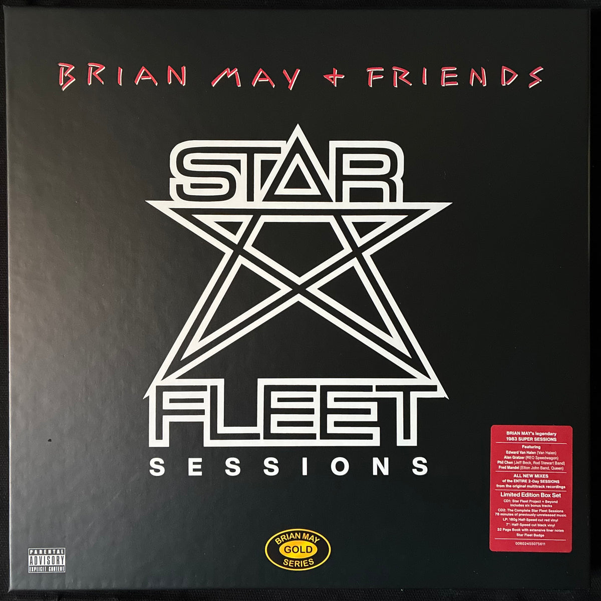 BRIAN MAY + FRIENDS - STAR FLEET SESSIONS (MLP+2CD+7" BOX SET) (USED VINYL 2023 UK/EU M-/M-)