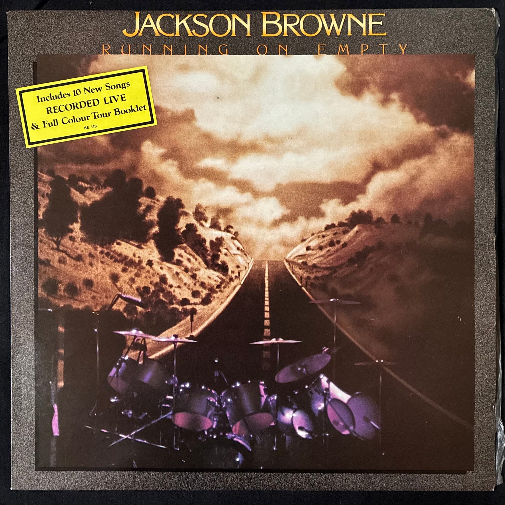 JACKSON BROWNE - RUNNING ON EMPTY (USED VINYL 1977 AUS M-/EX+)