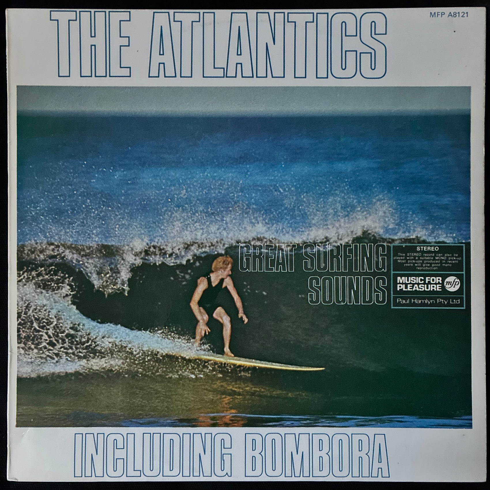 ATLANTICS - GREAT SURFING SOUNDS OF THE ATLANTICS (USED VINYL 1972 AUS M-/EX)