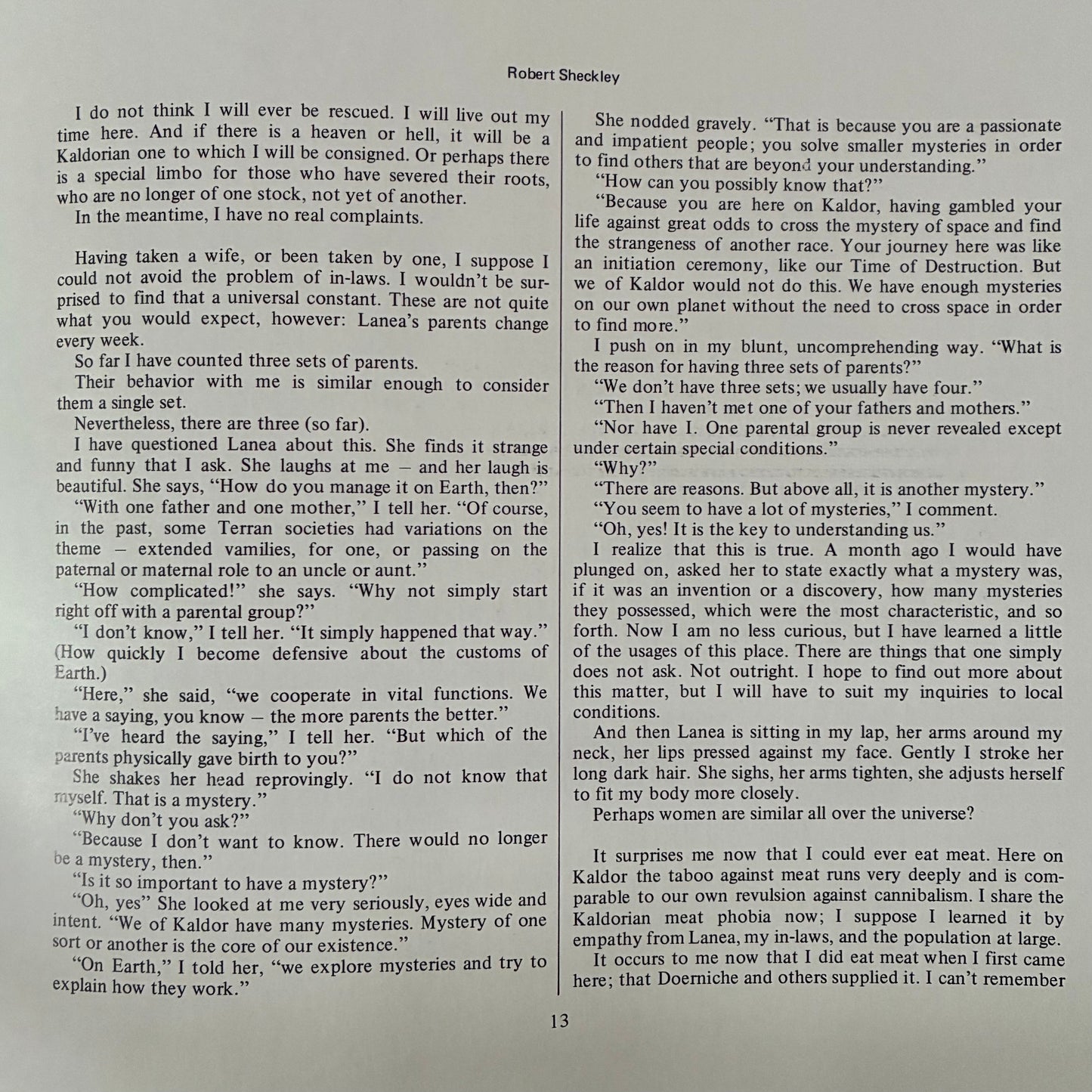 BRIAN ENO & PETE SINFELD - ROBERT SHECKLEY'S IN A LAND OF CLEAR COLOURS (LP+BOOK) (USED VINYL 1979 SPAIN M-/M-)