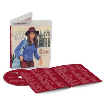 CARLY SIMON - NO SECRETS (2024 DOLBY ATMOS & STEREO MIXES) BLU RAY AUDIO