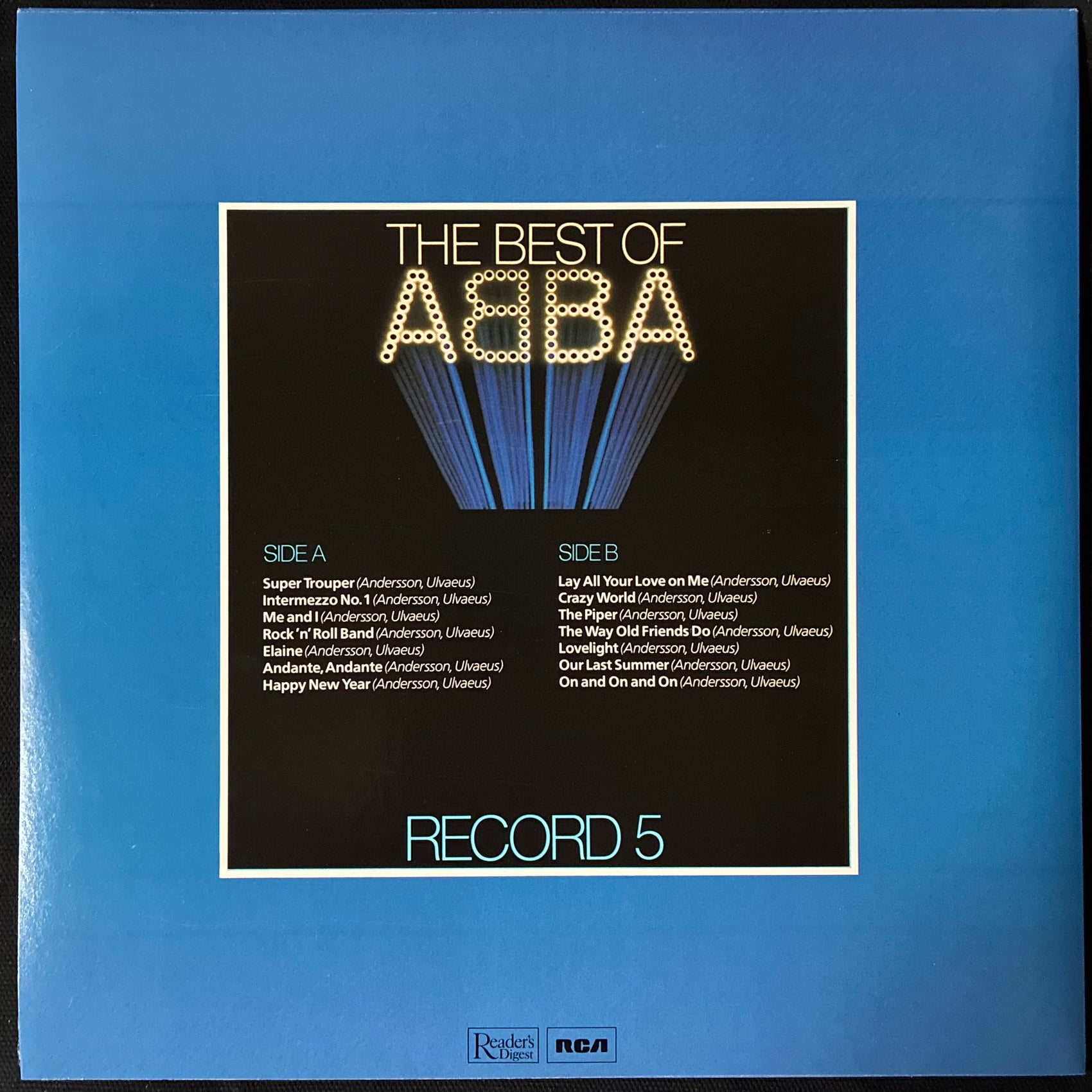 ABBA - THE BEST OF ABBA (5LP BOX SET) (USED VINYL BOX SET 1982 AUS M-/M-/EX+)