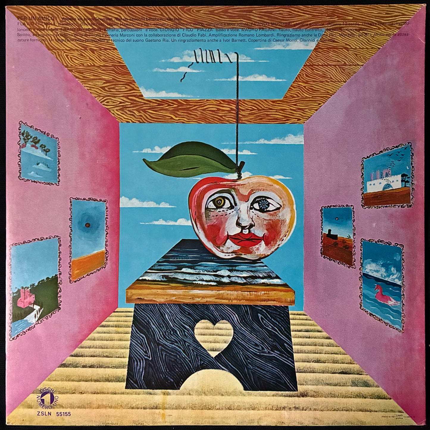 PREMIATA FORNERIA MARCONI - PREMIATA FORNERIA MARCONI (USED VINYL 1976 ITALY M-/M-)