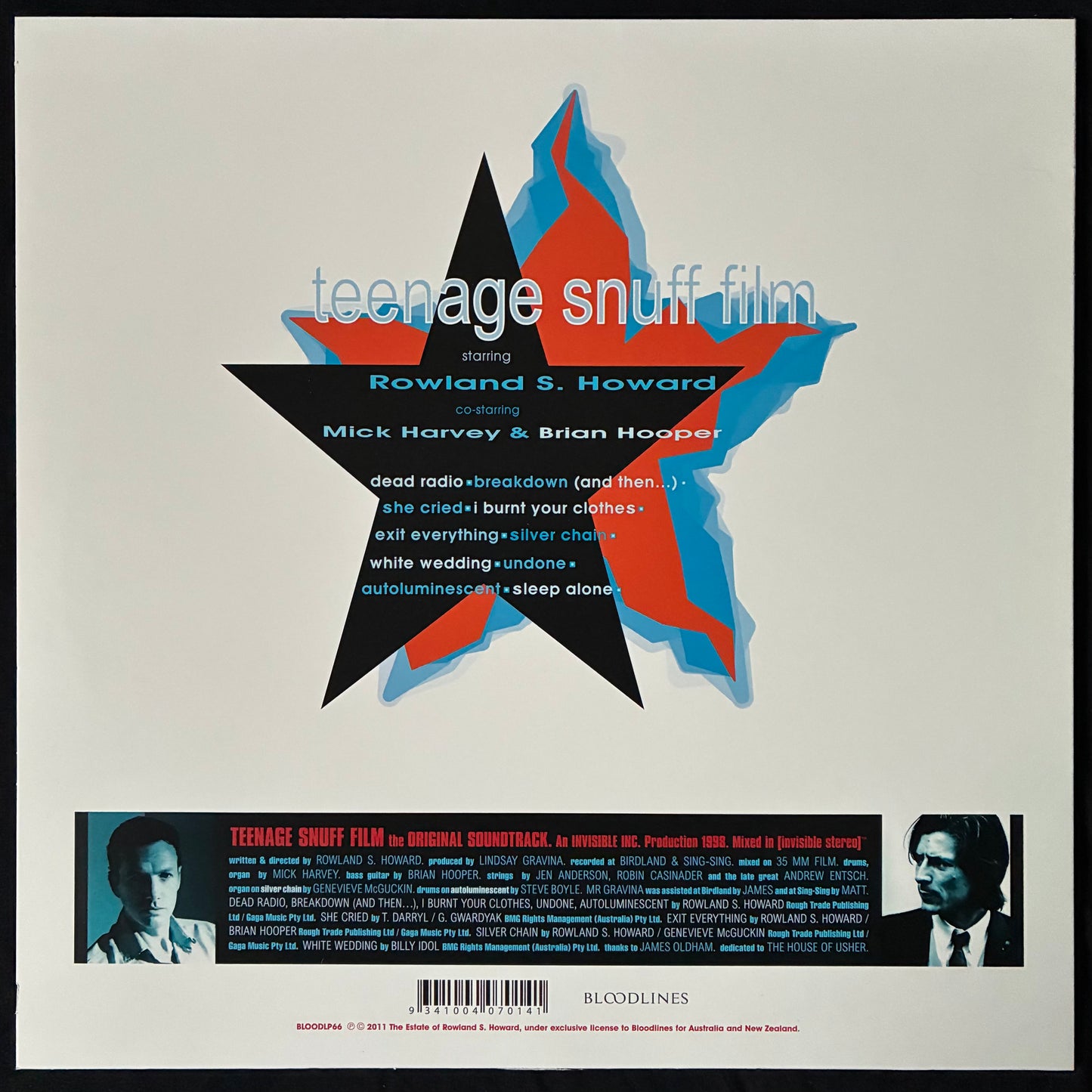 ROWLAND S. HOWARD - TEENAGE SNUFF FILM (2LP) (USED VINYL 2020 AUS M-/EX+)