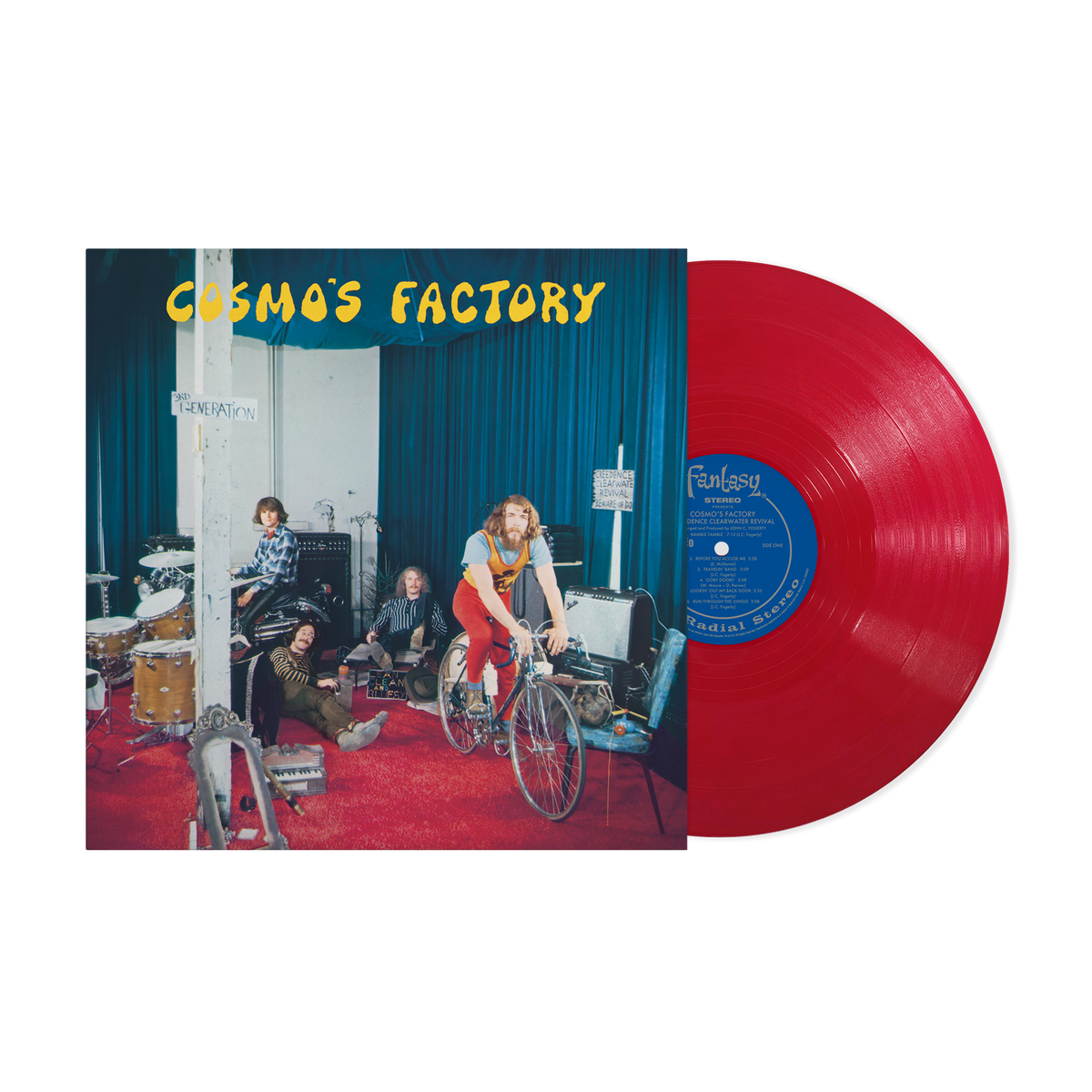 CREEDENCE CLEARWATER REVIVAL - COSMO'S FACTORY (RED COLOURED) VINYL
