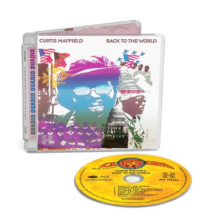 CURTIS MAYFIELD - BACK TO THE WORLD (QUADIO & STEREO MIXES) BLU RAY AUDIO