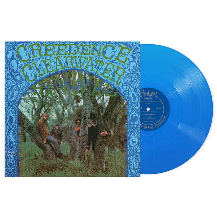 CREEDENCE CLEARWATER REVIVAL - CREEDENCE CLEARWATER REVIVAL (BLUE COLOURED) VINYL
