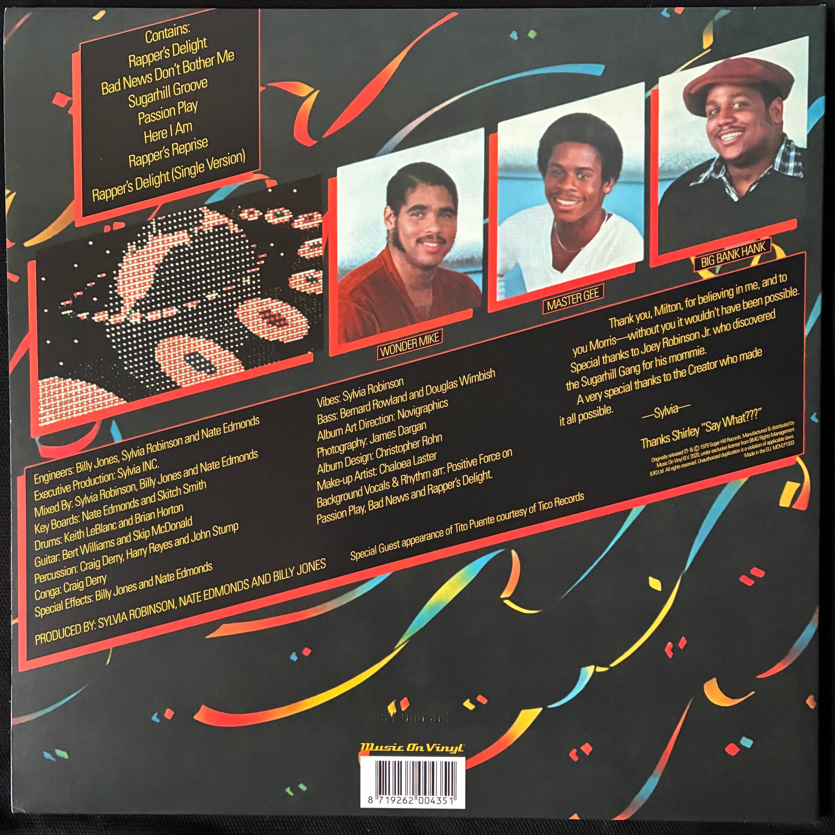SUGARHILL GANG - SUGARHILL GANG (YELLOW VINYL) (USED VINYL 2020 EURO M-/M-)