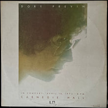 Load image into Gallery viewer, DORY PREVIN - LIVE AT CARNEGIE HALL (2LP) (USED VINYL 1973 AUS M-/EX+/EX)

