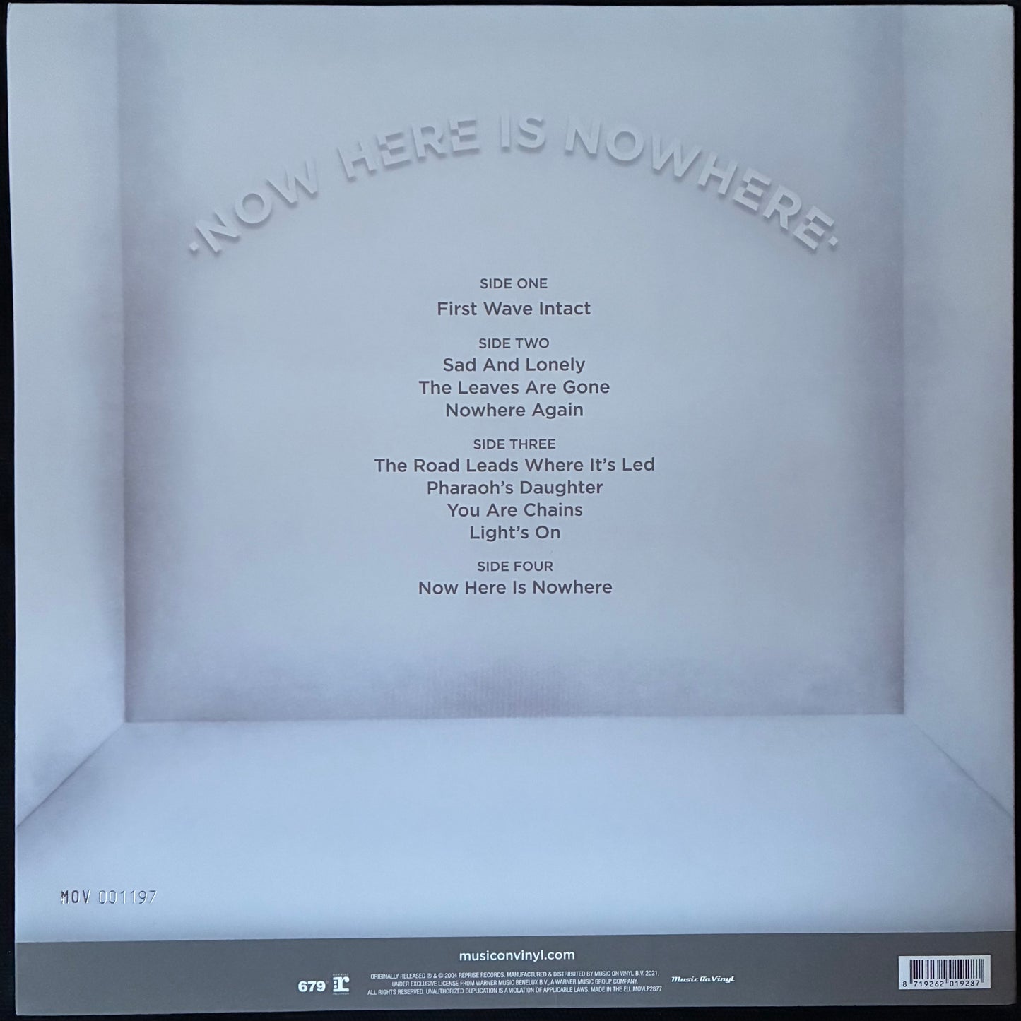 SECRET MACHINES - NOW HERE IS NOWHERE (2LP) (CLEAR COLOURED) (USED VINYL 2021 EU M-/M-)