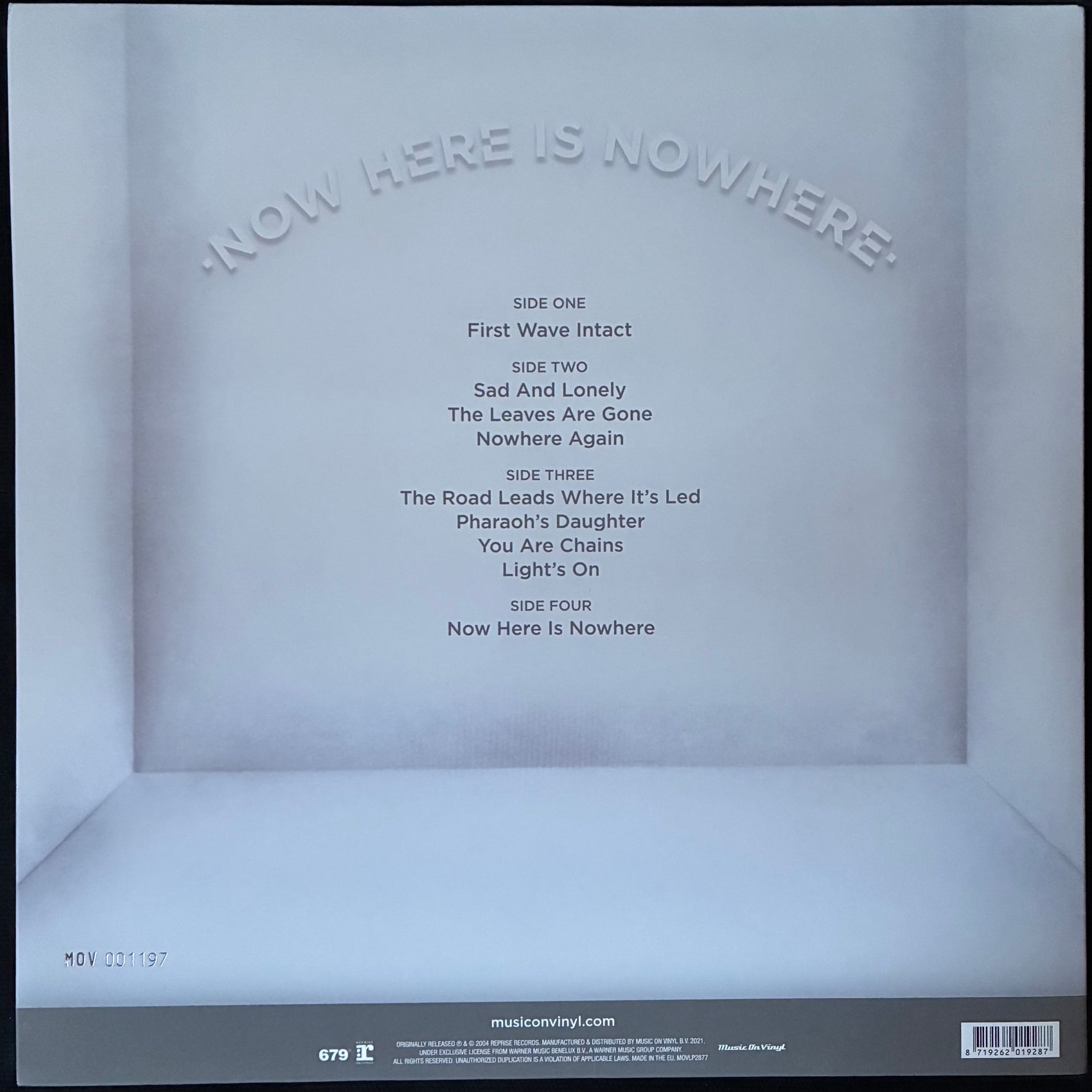 SECRET MACHINES - NOW HERE IS NOWHERE (2LP) (CLEAR COLOURED) (USED VINYL 2021 EU M-/M-)