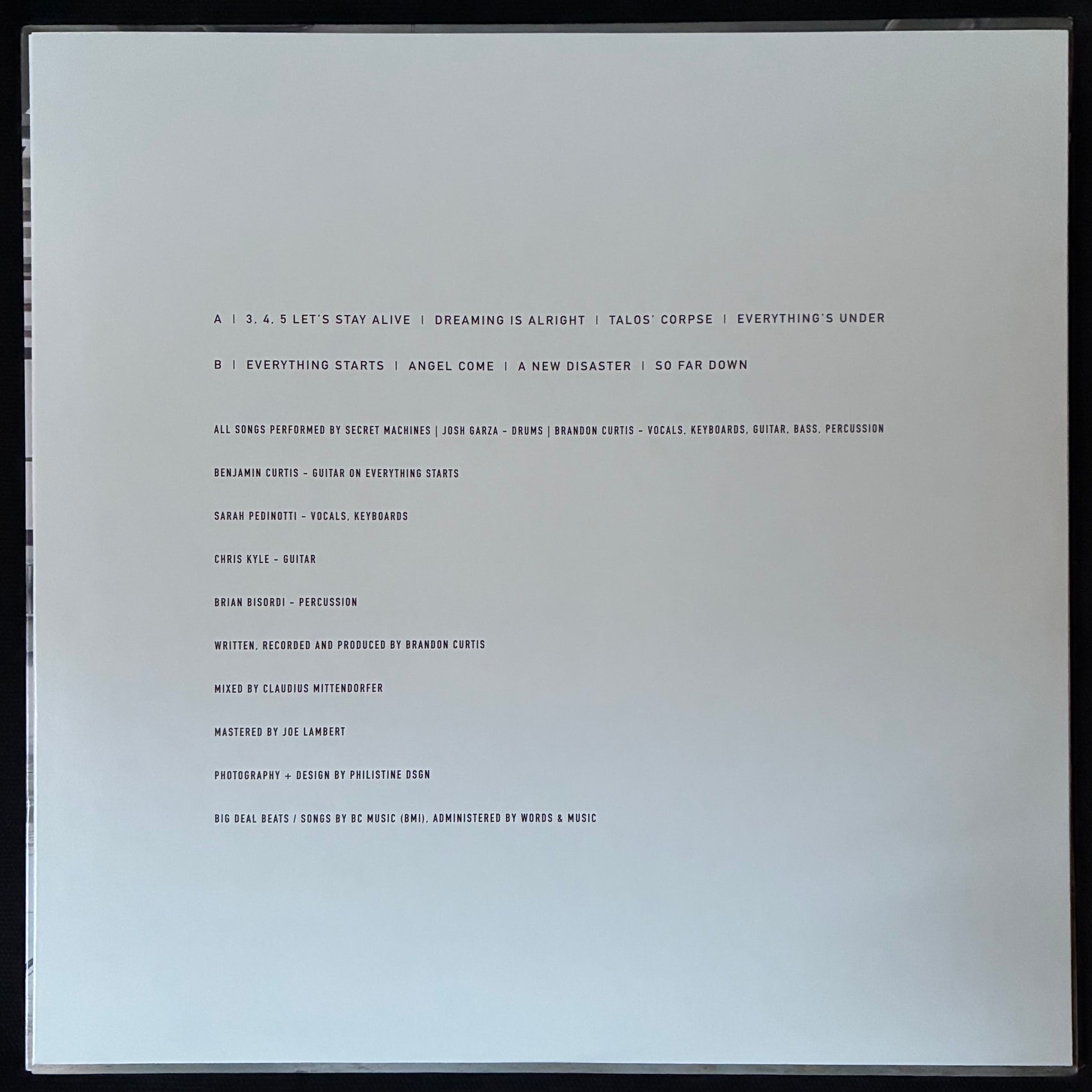 SECRET MACHINES - AWAKE IN THE BRAIN CHAMBER (USED VINYL 2020 US M-/M-)