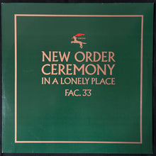 Load image into Gallery viewer, NEW ORDER - CEREMONY IN A LONELY PLACE (12") (FIRST PRESSING) (USED VINYL 1983 AUS M-/M-)
