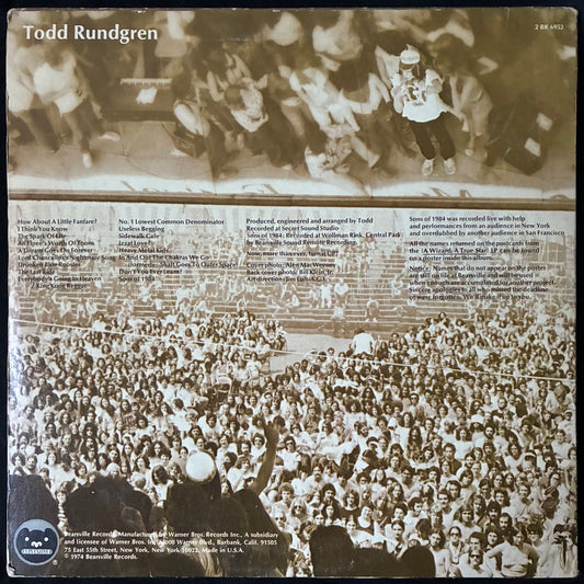 TODD RUNDGREN - TODD (2LP) (USED VINYL 1974 US EX+/EX-)