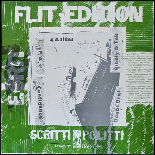 SCRITTI POLITTI - 4 A-SIDES (12") (USED VINYL 1979 UK M-/M-)