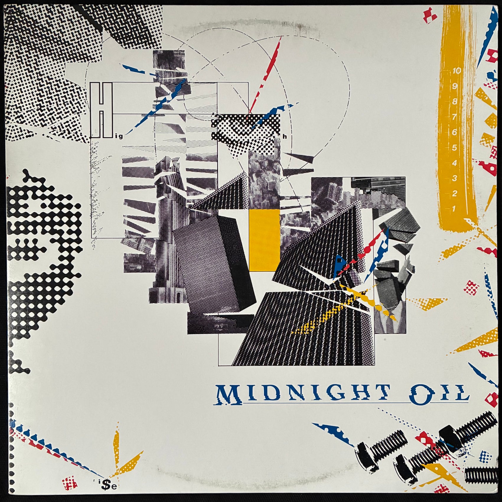 MIDNIGHT OIL - 10,9,8,7,6,5,4,3,2,1 (USED VINYL 1983 CANADA M-/EX)