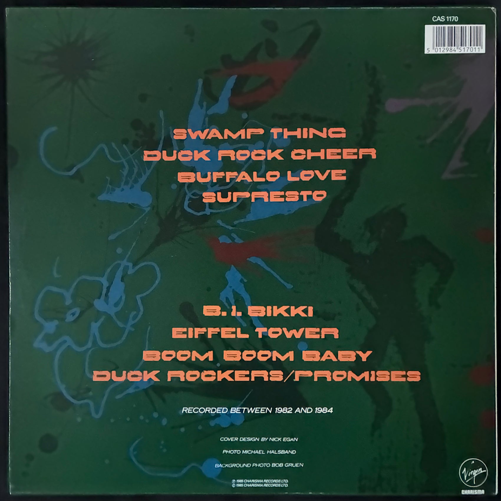 MALCOLM MCLAREN - SWAMP THING (PROMO) (USED VINYL 1985 AUS M-/EX+)