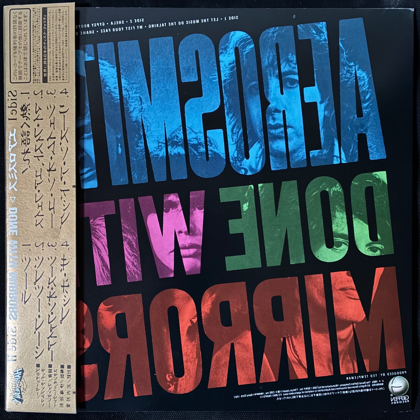 AEROSMITH - DONE WITH MIRRORS (FIRST PRESSING) (USED VINYL 1985 JAPAN M-/M-)