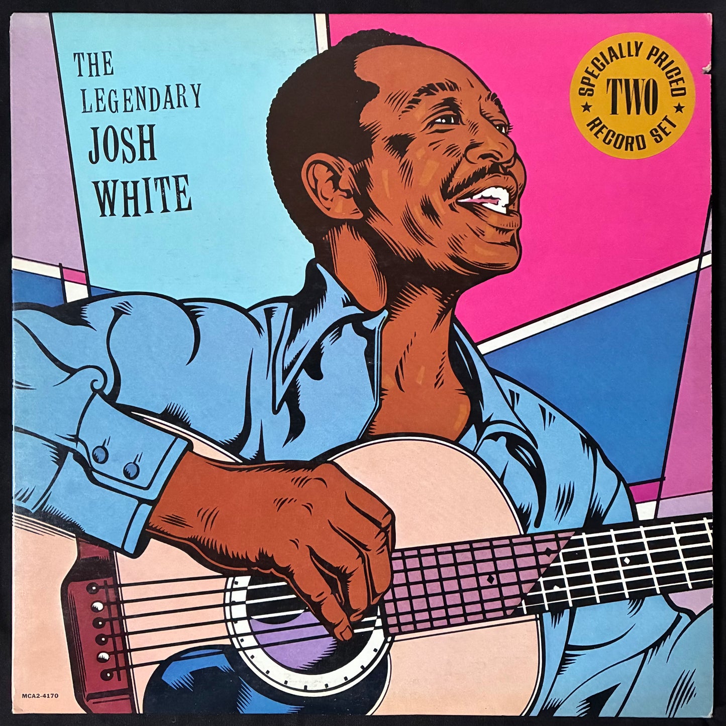 JOHN WHITE - THE LEGENDARY JOSH WHITE (2LP) (USED VINYL 1982 US EX+/EX)