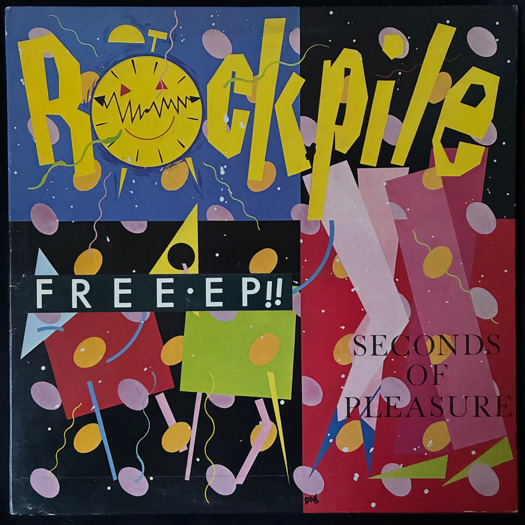 ROCKPILE - SECONDS OF PLEASURE (LP+7") (USED VINYL 1980 UK M-/EX+)