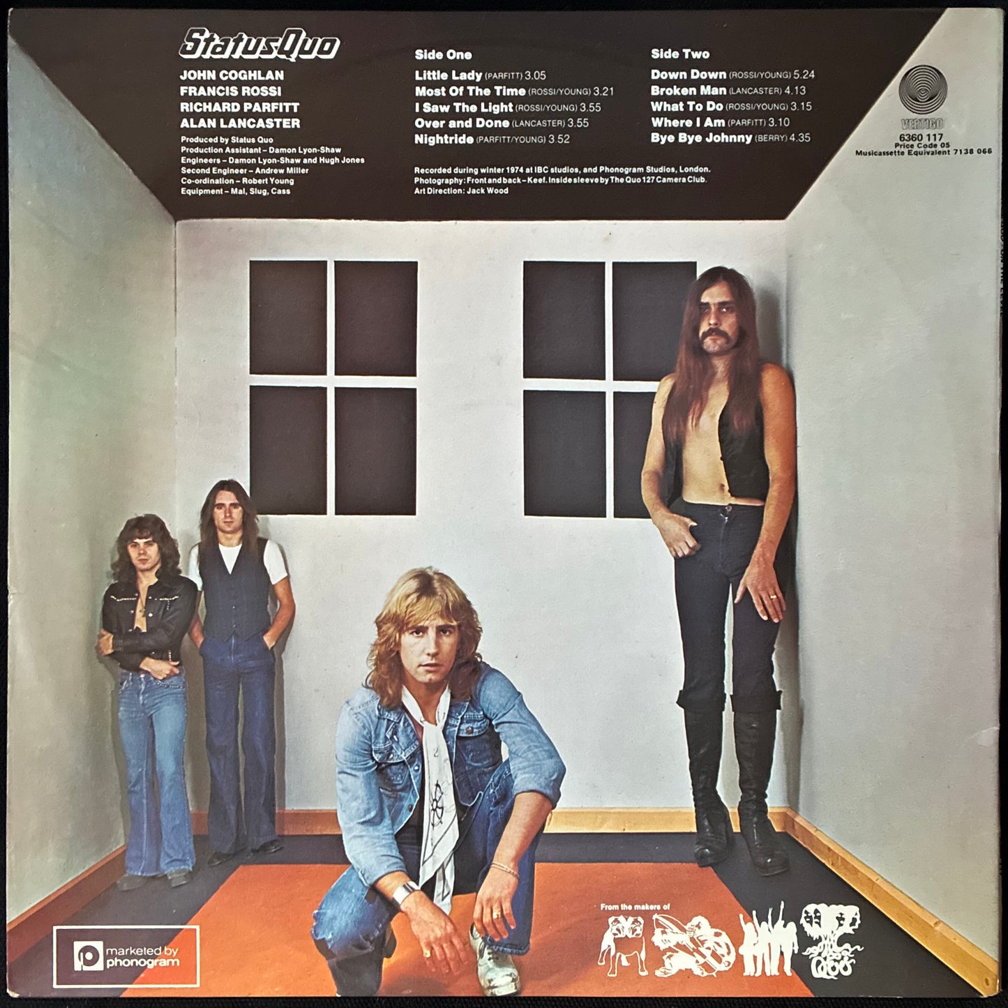 STATUS QUO - ON THE LEVEL (USED VINYL 1975 AUS M-/M-)