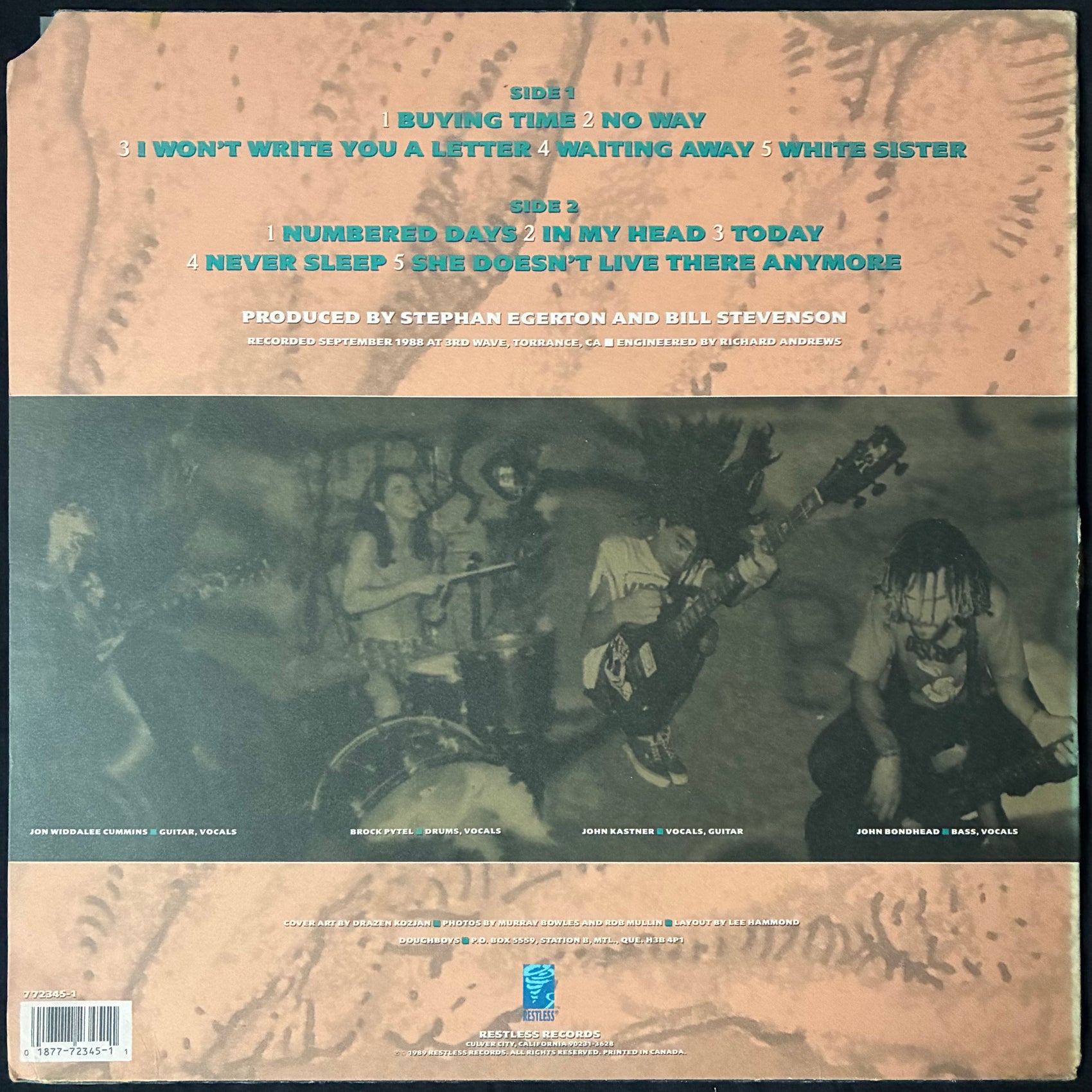 DOUGHBOYS - HOME AGAIN (USED VINYL 1989 US M-/EX-)