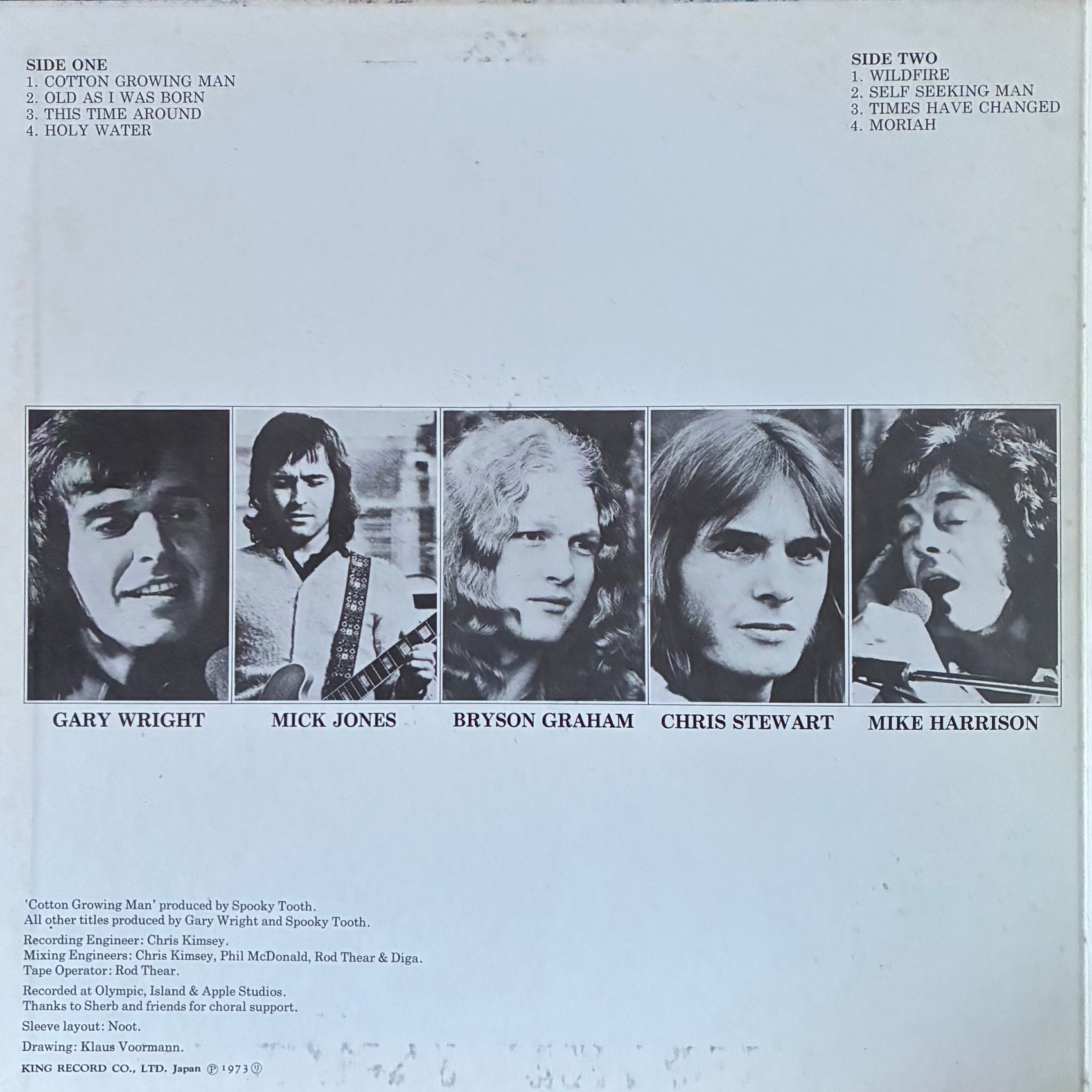 SPOOKY TOOTH - YOU BROKE MY HEART SO... I BUSTED YOUR JAW (PROMO) (USED VINYL 1973 JAPAN M-/EX+)