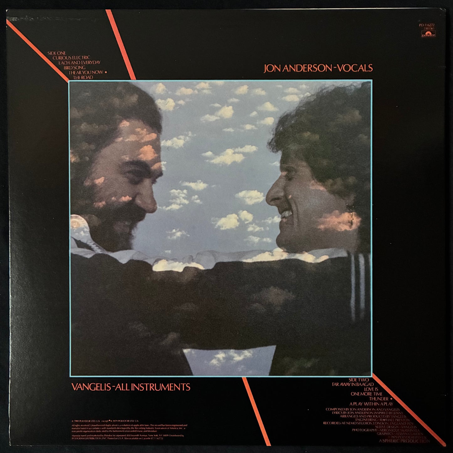 JON AND VANGELIS - SHORT STORIES (USED VINYL 1979 US M-/M-)