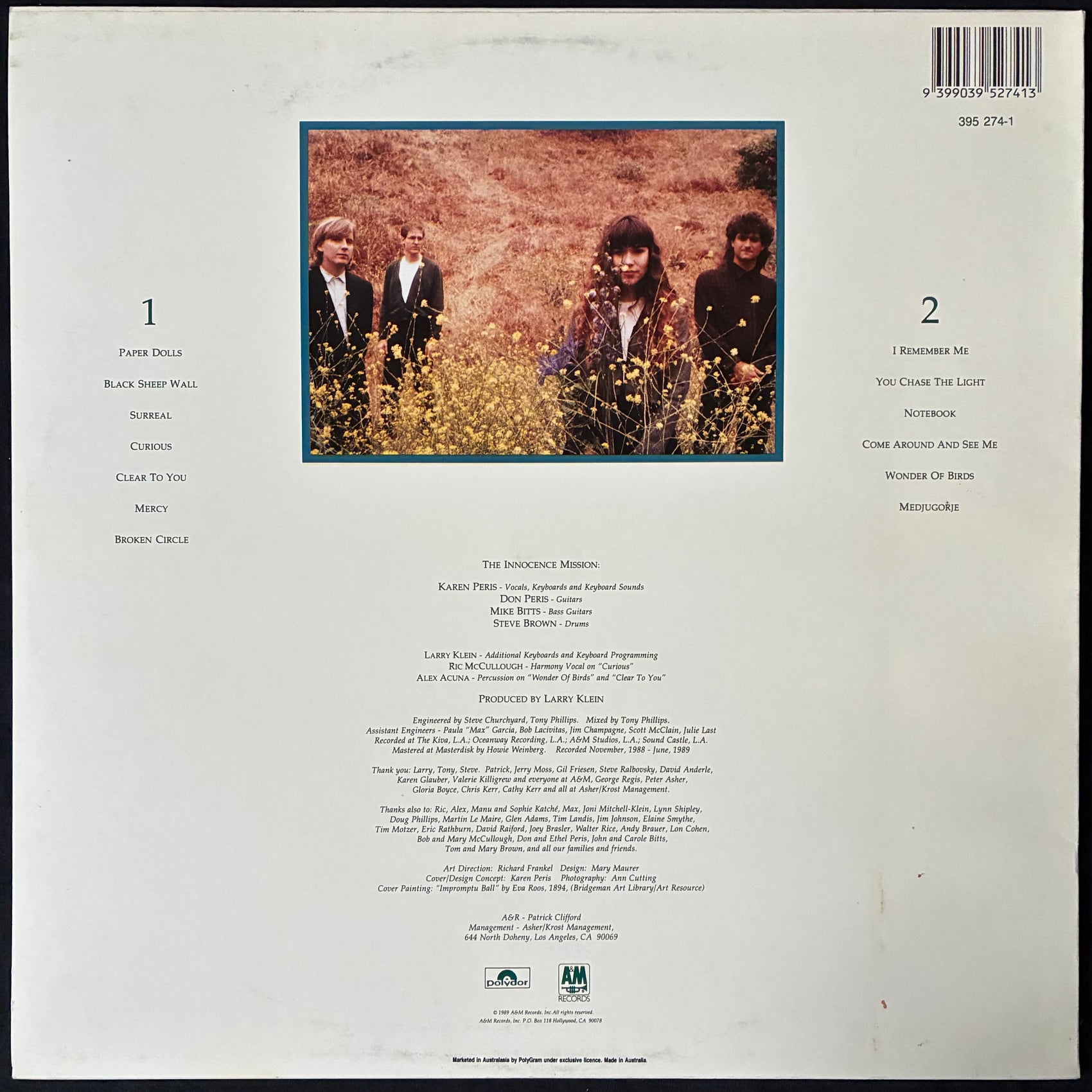 INNOCENCE MISSION - THE INNOCENCE MISSION (USED VINYL 1989 AUS M-/EX+)