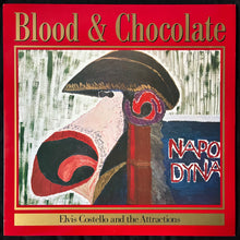 Load image into Gallery viewer, ELVIS COSTELLO AND THE ATTRACTIONS - BLOOD &amp; CHOCOLATE (USED VINYL 1986 UK M-/M-)
