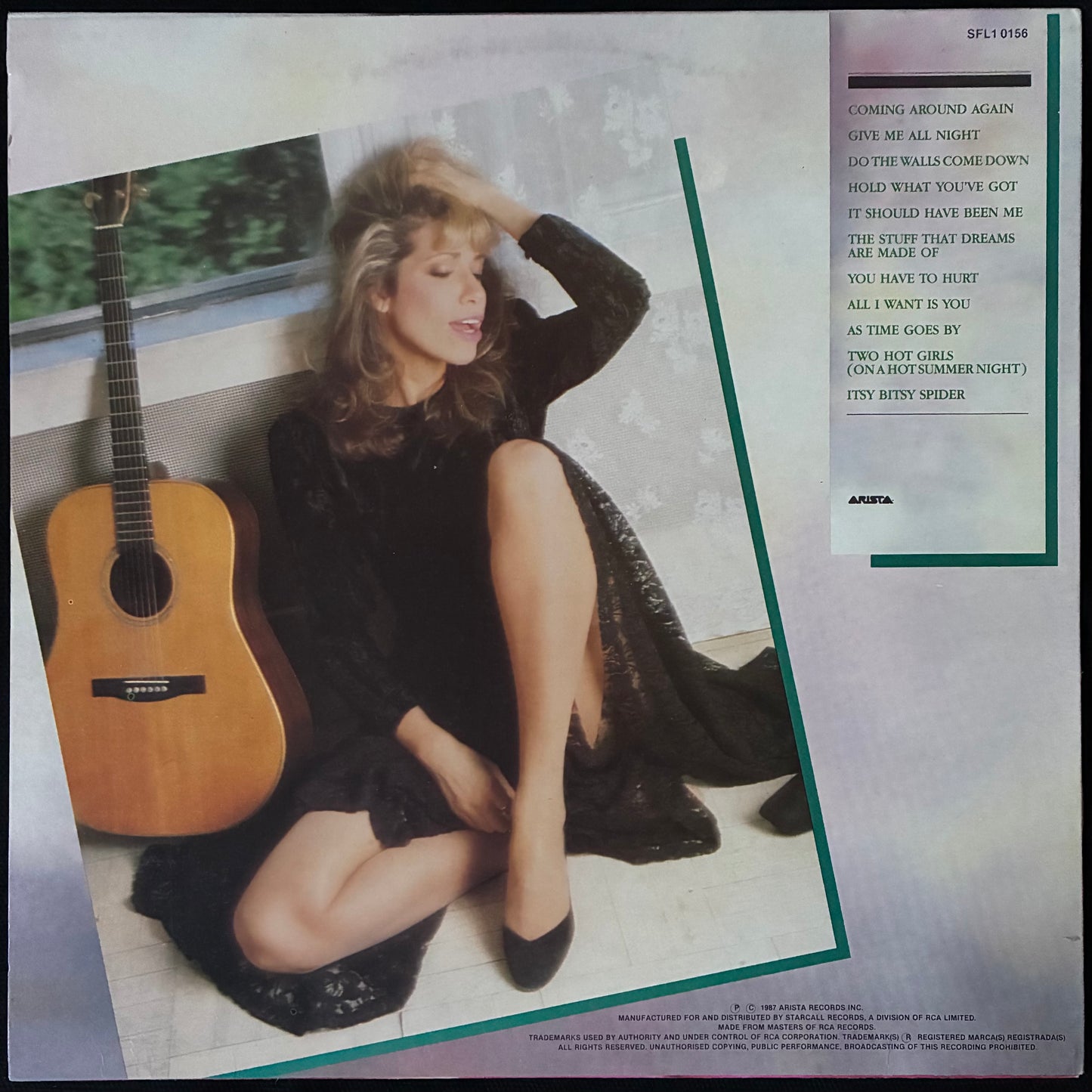 CARLY SIMON - COMING AROUND AGAIN (USED VINYL 1987 AUS M-/M-)